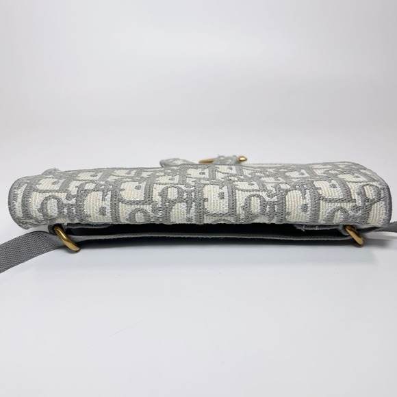 Christian Dior Oblique Slim Saddle Belt Pouch - Picture 4 of 11